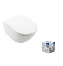 Унитаз, Villeroy&Boch, Subway 3.0, подвесной, шгв 370*560*360, цвет-альпийский белый, комбинированная упаковка