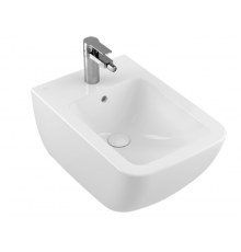 Биде, Villeroy&Boch, Venticello, подвесной, шгв 375*560*285, CeramicPlus, цвет-Stone White