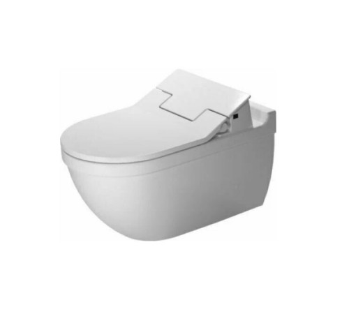 Унитаз, Duravit, Starck 3, подвесной, шгв 370*620*380, крышка с функцией биде, цвет-белый