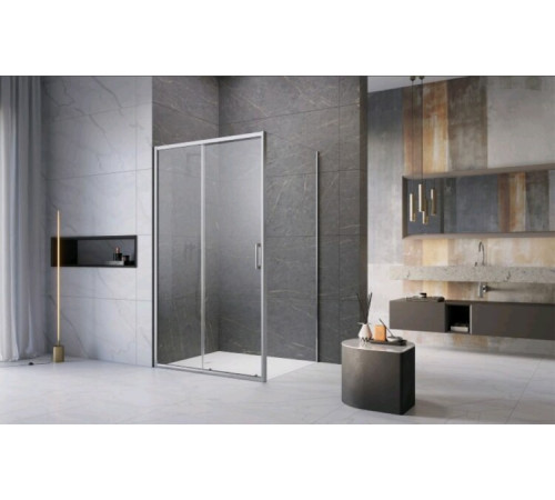 Дверь, Radaway, Premium Pro KDJ, шв 1200*2000, петли-слева, хром, цвет стекла-прозрачный, Easy Clean