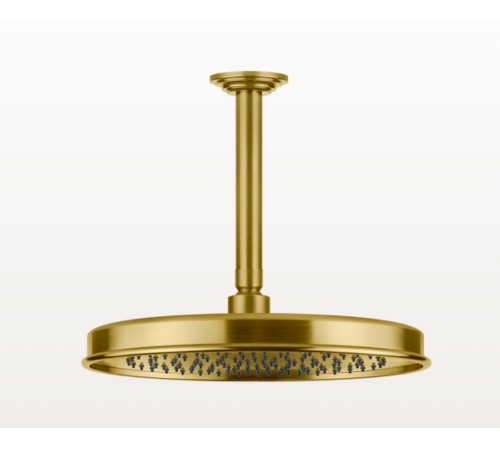 Верхний душ, Gessi, VENTI20, 328*328, цвет-Brushed Gold PVD