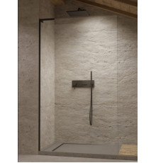 Душевая перегородка, Radaway, Modo SL II, правосторонняя, шв 1200*2000, черный, цвет стекла-прозрачный, Easy Clean