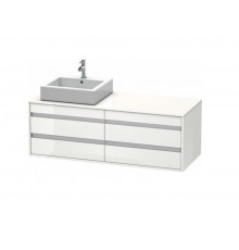 Тумба под раковину, Duravit, Ketho, шгв 1400*550*496, раковина-необходимо заказать, цвет-белый матовый