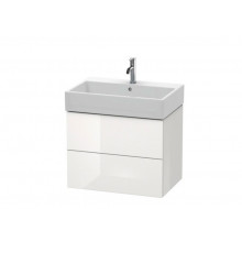 Тумба под раковину, Duravit, L-Cube, шгв 684*459*544, раковина-необходимо заказать, цвет-белый глянцевый