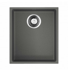 Мойка, OMOIKIRI, Bosen, шгв 380*440*210, отверстия для смесителя-отсутствуют, цвет-платина