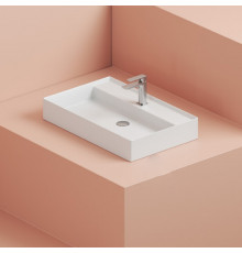 Раковина, Artceram, Scalino, шгв 750*480*115, отверстия для смесителя-1 сквозное, 2 промаркированных, цвет-белый глянцевый (Товар заказной, возврату не подлежит)