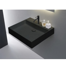Раковина, Scarabeo, Teorema 2.0 Plus, шгв 600*535*120, отверстия для смесителя-1, цвет-Ardesia matt