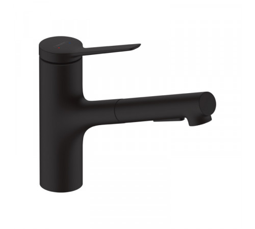 Смеситель для кухни, Hansgrohe, Zesis M33, цвет-черный матовый
