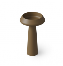 Раковина, DEA Design, Pedestal Basin, шгв 545*545*900, отверстия для смесителя-отсутствуют, цвет-Dark Camel (Товар заказной, возврату не подлежит)