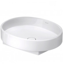 Раковина, Duravit, Balcoon, шгв 550*550*145, отверстия для смесителя-отсутствуют, DuraShield, цвет-белый матовый
