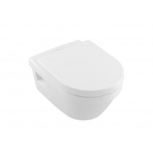 Унитаз, Villeroy&Boch, Architectura, подвесной, шгв 370*530*330, CeramicPlus, антибактериальное покрытие AntiBac, цвет-альпийский белый