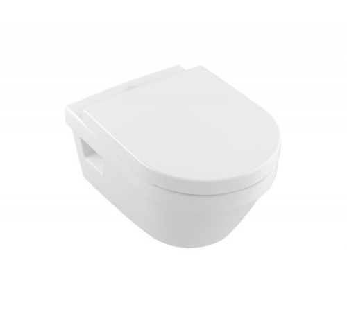 Унитаз, Villeroy&Boch, Architectura, подвесной, шгв 370*530*330, CeramicPlus, антибактериальное покрытие AntiBac, цвет-альпийский белый
