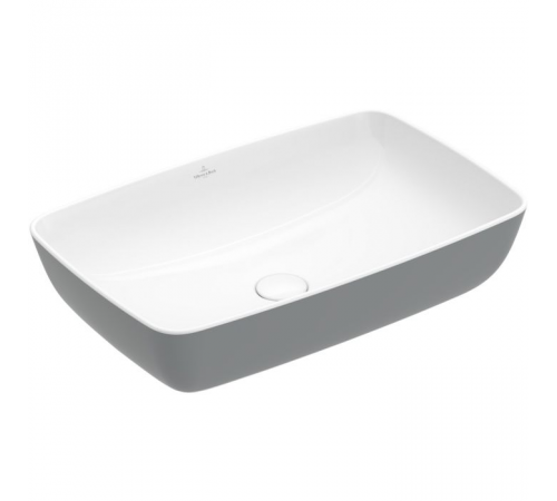 Раковина, Villeroy&Boch, Artis, шгв 580*385*130, отверстия для смесителя-отсутствуют, цвет снаружи/внутри-French Linen/белый