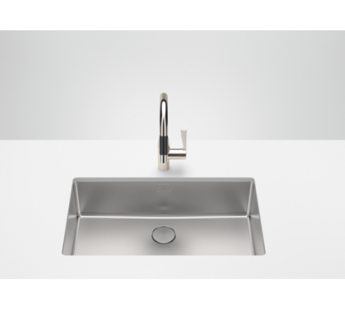 Мойка, Dornbracht, шгв 750*440*215, отверстия для смесителя-отсутствуют, цвет-сталь