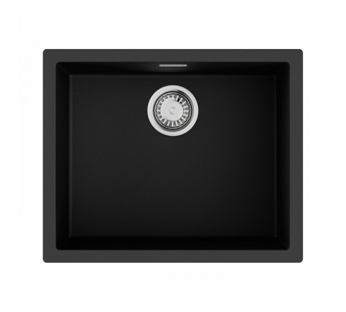 Мойка, OMOIKIRI, Yamakawa, шгв 556*456*220, отверстия для смесителя-отсутствуют, цвет-чёрный