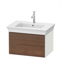 Тумба под раковину, Duravit, White Tulip, шгв 684*458*410 мм, раковина-необходимо заказать, цвет- белый шелковисто-матовый/американский орех