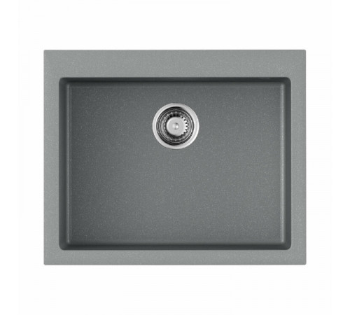 Мойка, OMOIKIRI, Bosen, шгв 610*500*210, отверстия для смесителя-3 промаркированных, цвет-Leningrad grey