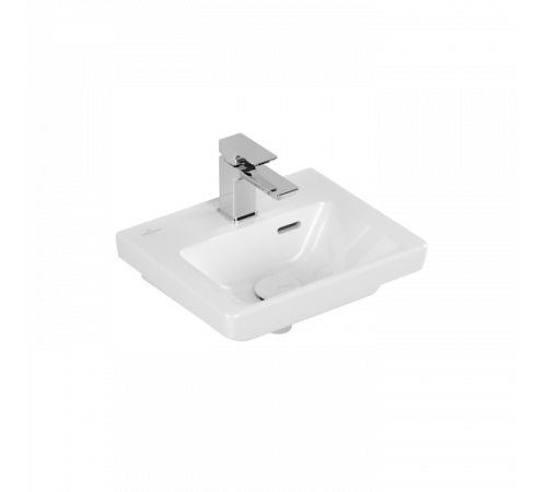 Раковина, Villeroy&Boch, Subway 3.0, шгв 370*305*130, отверстия для смесителя-1, цвет-альпийский белый