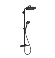 Душевая стойка, Hansgrohe, Croma Select S, цвет-черный матовый