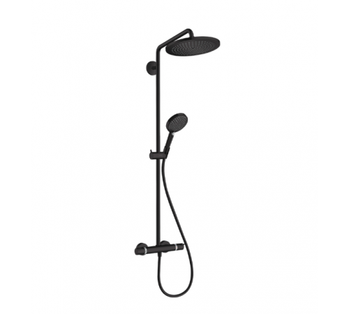 Душевая стойка, Hansgrohe, Croma Select S, цвет-черный матовый