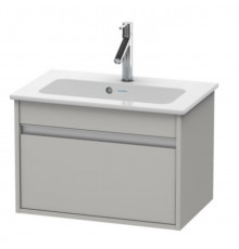 Тумба под раковину, Duravit, Ketho, шгв 600*385*410, раковина-необходимо заказать, цвет-бетонно-серый матовый