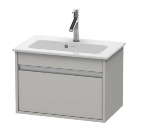 Тумба под раковину, Duravit, Ketho, шгв 600*385*410, раковина-необходимо заказать, цвет-бетонно-серый матовый