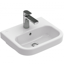 Раковина, Villeroy&Boch, Architectura, шг 500*380, отверстия для смесителя-1, CeramicPlus, цвет-альпийский белый