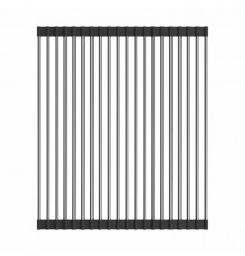 Ролл-маты, OMOIKIRI, ROLL-01-IN, ширина, мм-425, глубина, мм-350, материал: нержавеющая сталь/ черный силикон, цвет: нержавеющая сталь