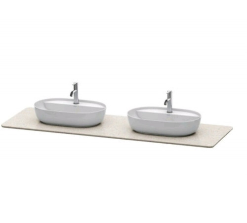 Столешница, Duravit, Luv, шгв 1783*595*20, цвет-серый структурный