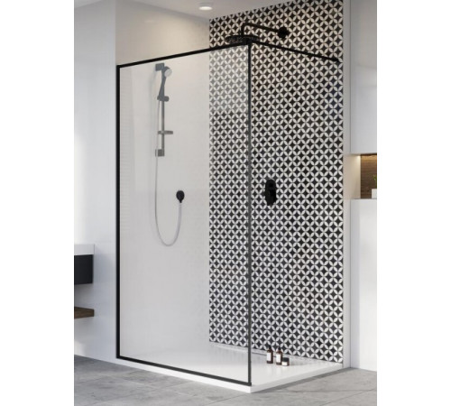 Душевая перегородка, Radaway, Modo X II, шв 1100*2000, черный, цвет стекла-Frame, Easy Clean
