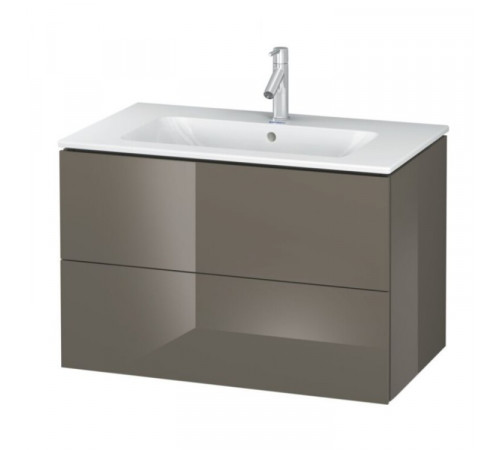 Тумба под раковину, Duravit, L-Cube, шгв 820*481*550, раковина-необходимо заказать, цвет-фланелево-серый глянцевый