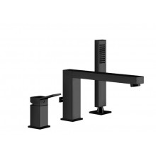 Смеситель для ванны и душа, Gessi, Rettangolo K, цвет-Black XL