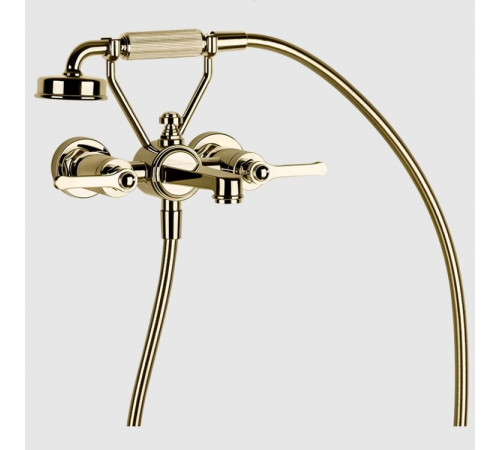 Смеситель для ванны и душа, Gessi, VENTI20, цвет-Brass PVD