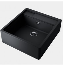 Мойка, Omoikiri, Kinokawa, шгв 600*635*217, отверстия для смесителя-отсутствуют, цвет-графит