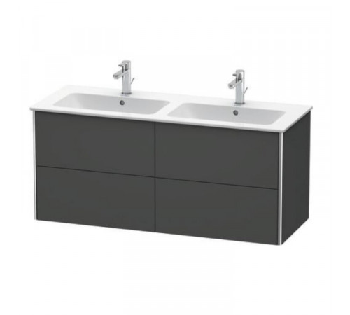 Тумба под раковину, Duravit, XSquare, шгв 1280*478*560, раковина-необходимо заказать, цвет-графит матовый