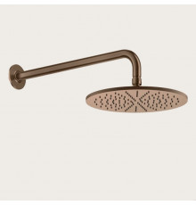 Верхний душ, Gessi, Inciso, 300*300, цвет-Copper Brushed PVD