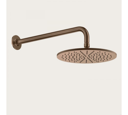 Верхний душ, Gessi, Inciso, 300*300, цвет-Copper Brushed PVD
