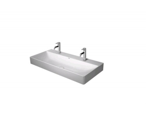 Раковина, Duravit, DuraSquare, шгв 1000*470*145, отверстия для смесителя-2, цвет-белый
