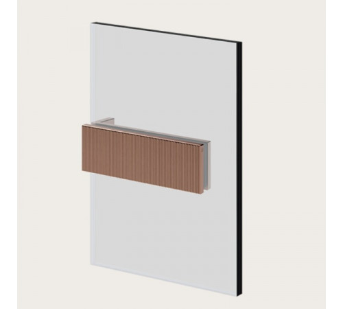 Фиксатор для стекла, Gessi, Shower G Swing System Rigato, цвет-Copper Brushed PVD