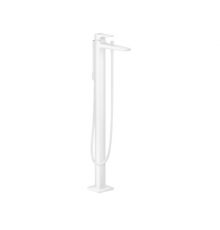 Смеситель для ванны и душа, Hansgrohe, Metropol, напольный, цвет-белый матовый