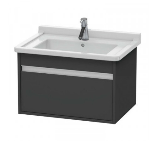 Тумба под раковину, Duravit, Ketho, шгв 800*455*410, раковина-необходимо заказать, цвет-графит матовый