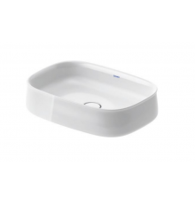 Раковина, Duravit, Zencha, шгв 550*390*135, отверстия для смесителя-отсутствуют, цвет-белый шелковисто-матовый