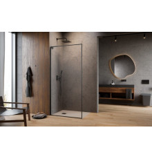Душевая перегородка, Radaway, Modo F SL II, левосторонняя,  шв 800*2000, GunMetal Brushed, цвет стекла-прозрачный, Easy Clean