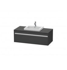 Тумба под раковину, Duravit, Ketho, шгв 1200*550*426, раковина-необходимо заказать, цвет-графит матовый