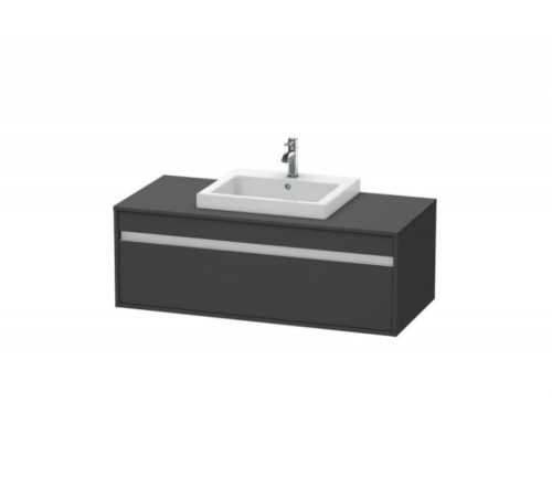 Тумба под раковину, Duravit, Ketho, шгв 1200*550*426, раковина-необходимо заказать, цвет-графит матовый