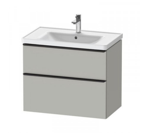Тумба под раковину, Duravit, D-Neo, шгв 784*452*625, D-Neo, раковина-необходимо заказать, цвет-бетонно-серый матовый