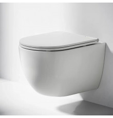 Унитаз, DEA Design, подвесной, шгв 360*520*320, Antibacterial, сиденье-в комплекте, цвет-белый (Товар заказной, возврату не подлежит)