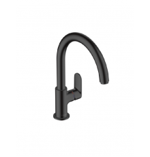 Смеситель для кухни, Hansgrohe, Vernis Blend M35, цвет-черный матовый