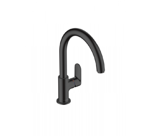 Смеситель для кухни, Hansgrohe, Vernis Blend M35, цвет-черный матовый