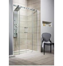 Дверь, Radaway, Espera DWD, комплект створок, шв 1400*2000, петли-слева и справа, хром, цвет стекла-прозрачный, Easy Clean